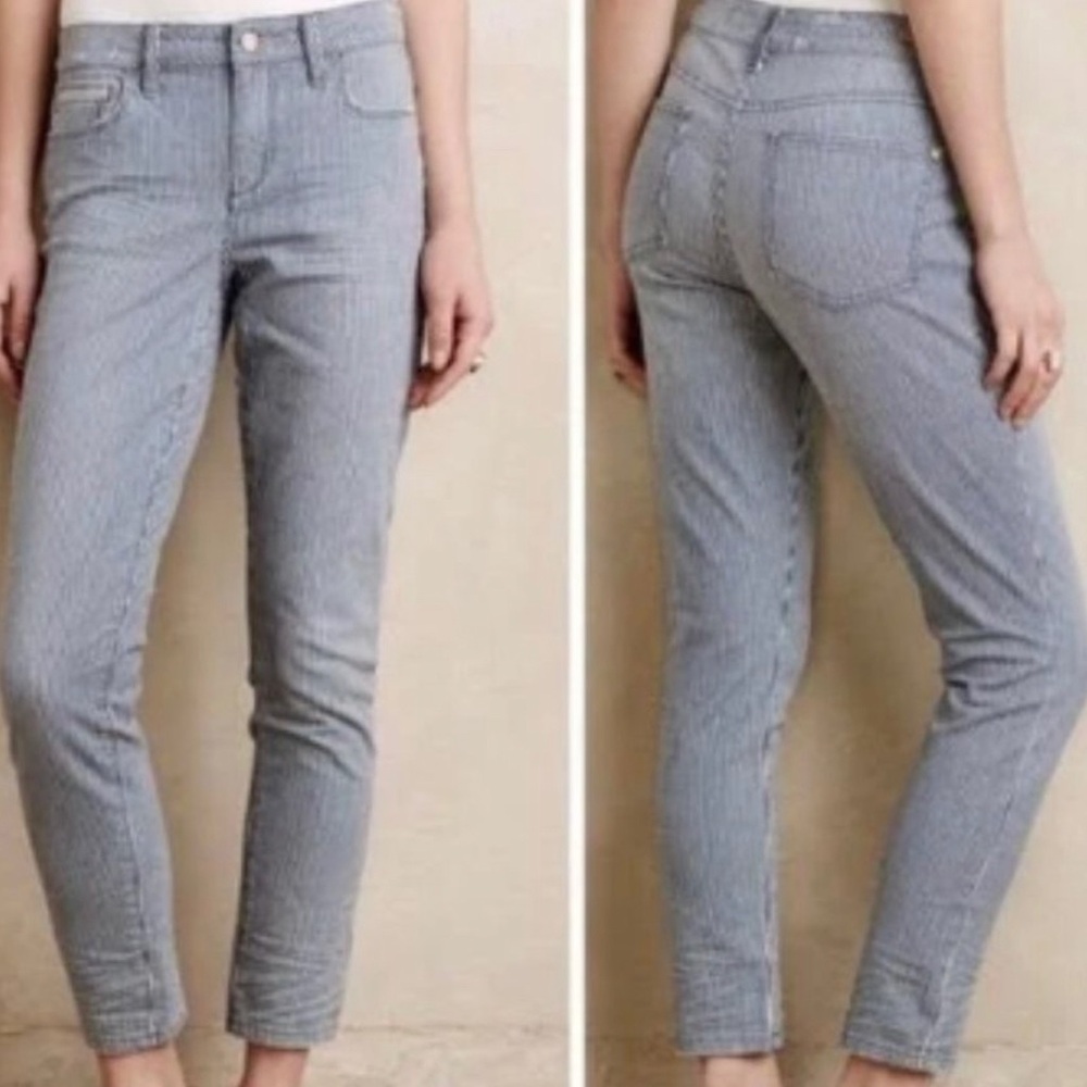 Anthropologie Pilcro and The Letterpress Hyphen Railroad Jeans size 28